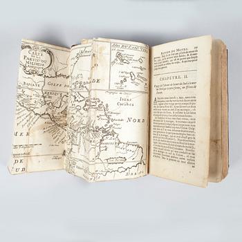 BOK, "Nouveau Voyage autour du Monde", I-II, av Guillaume Dampier, Amsterdam 1698.