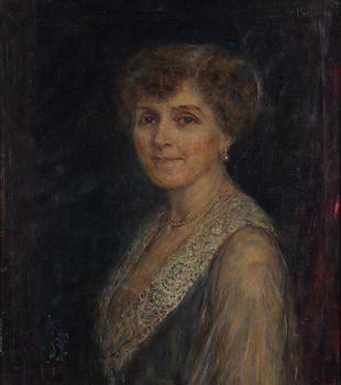 Mina (Vilhelmina) Carlsson-Bredberg, Portrait of a lady.