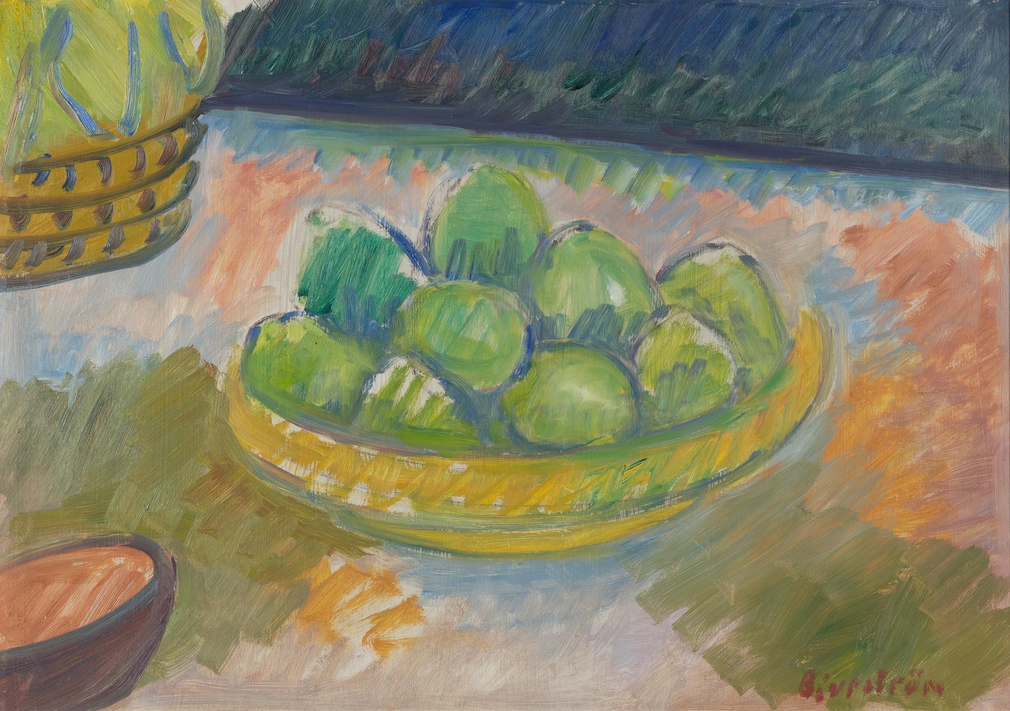 Tor Bjurström, "Stilleben med fruktskål".