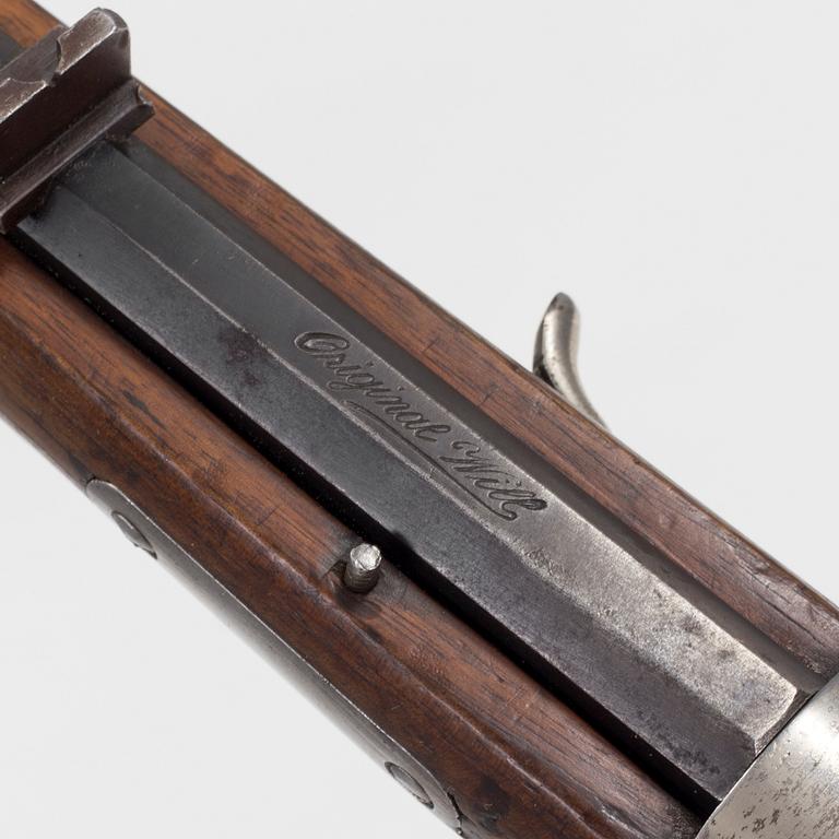 An Oscar Will "Bugelspanner" air rifle from Germany ca 1920-50.