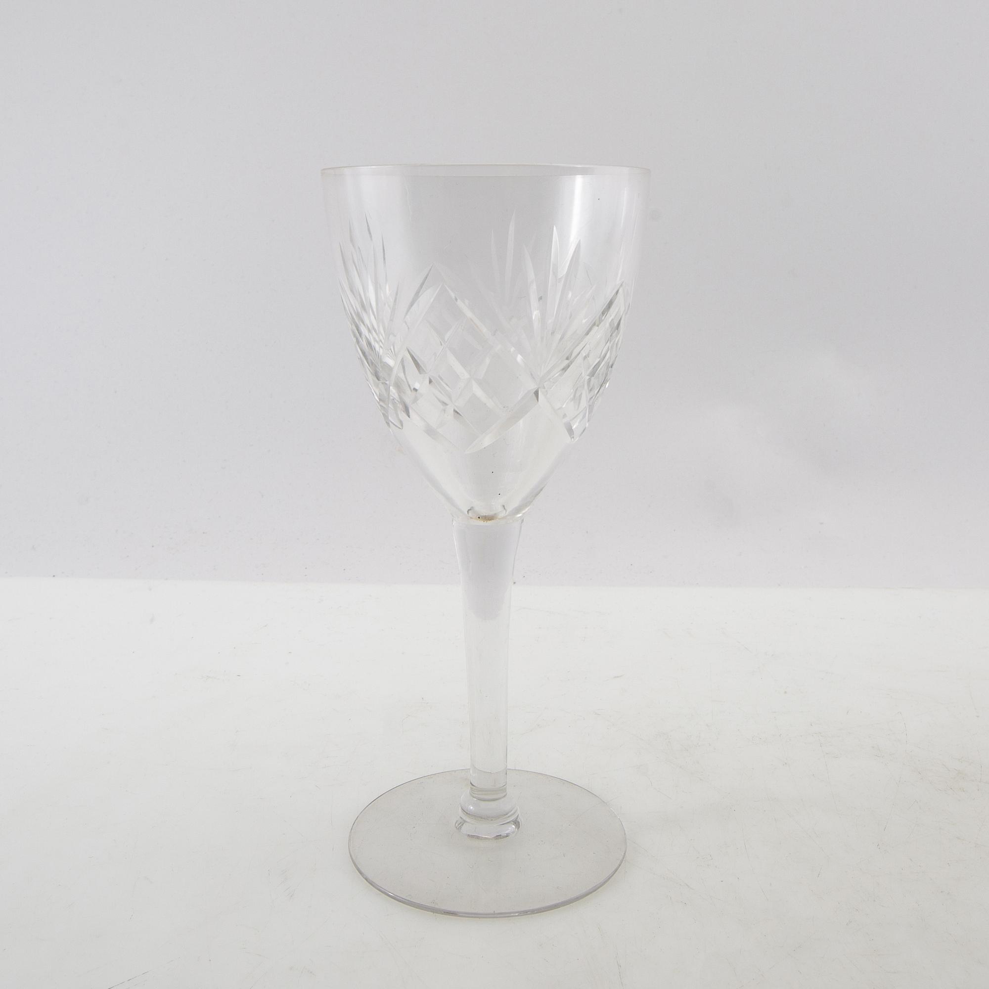 Service 52 pcs, early 20th century, cut glass.