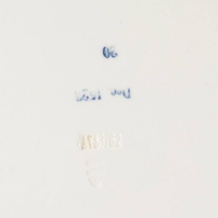 Fiskservis, 33 delar, flintgods, Waechtersbach, Tyskland, 1900-talets första hälft.