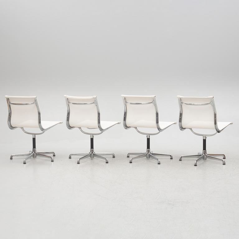 Charles & Ray Eames, four of model EA 108 chairs, ICF, 1980s.