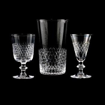SERVISDELAR, 23 st, "Diamant", Vicke Lindstrand, Kosta, 1900-talets andra hälft.