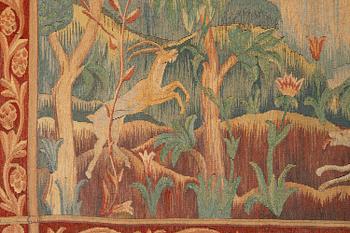 Carl Malmsten, a tapestry,  c. 213 x 113 cm, Handarbetets vänner, signed signed CM (V) dated 1920.
