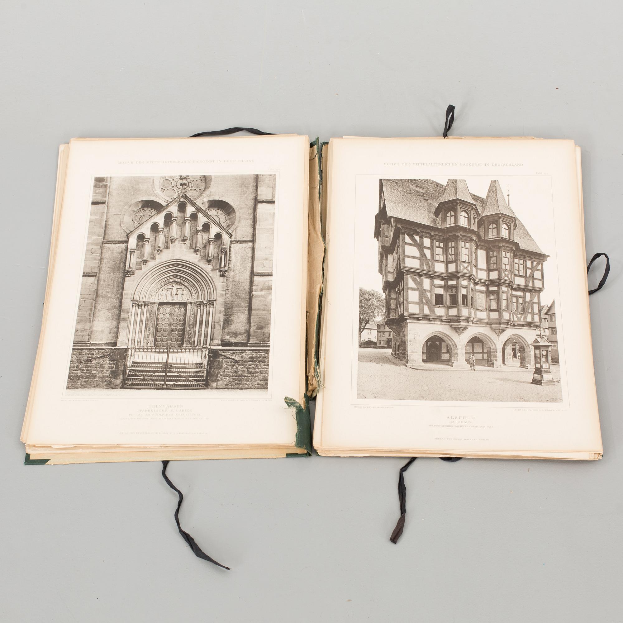 "MOTIVE DER MITTELALTERLICHEN BAUKUNST IN DEUTSCHLAND..." Hugo Hartung. Berlin.