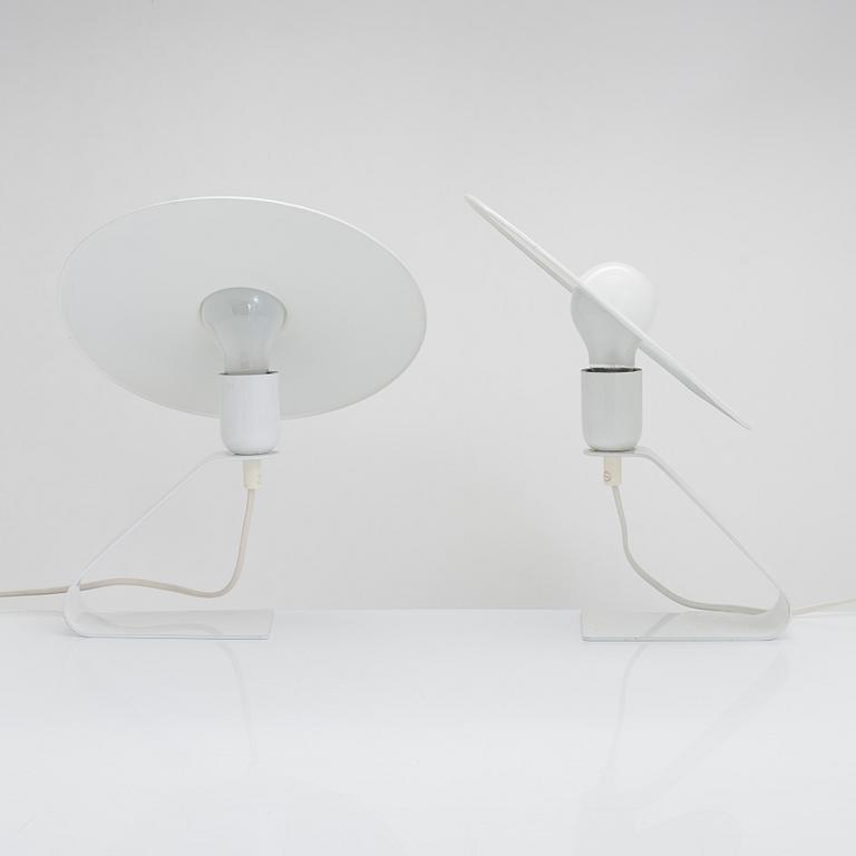 A pair of 1980s table lights.