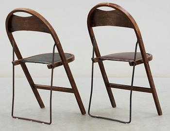 FÄLLSTOLAR, ett par, "Bern", Gemla, 1920/30-tal.