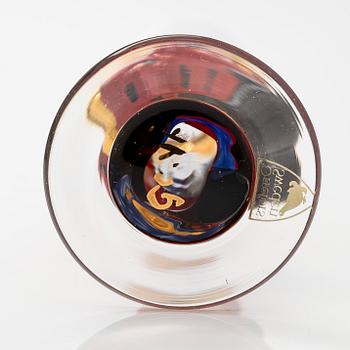 Gunnar Cyrén, snapsilaseja, 6 kpl, ns. "Djävulsglas" (paholaislasi), Nobel-astiastosta, Orrefors.