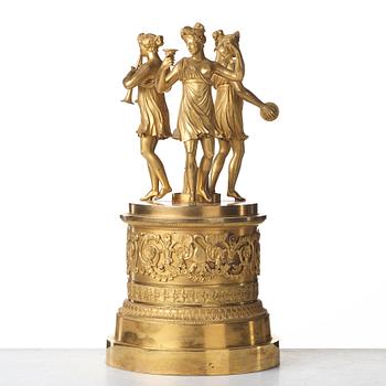 A French Empire centre piece, part of, early 19th century.