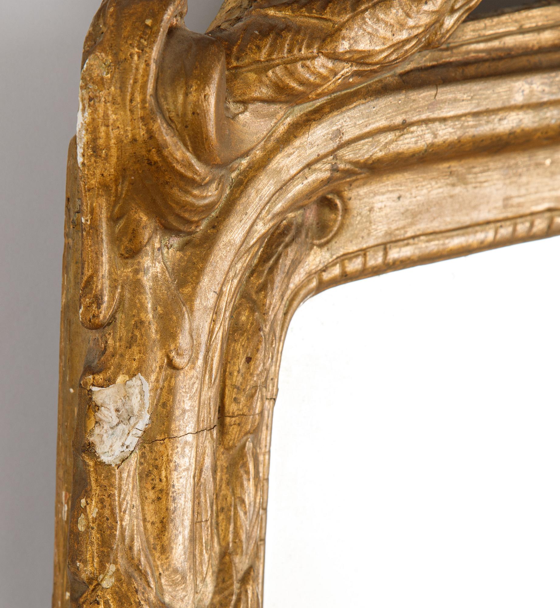 Spegel, av Johan Åkerblad (mästare i Stockholm 1758-1799), Transition Rokoko/Gustaviansk.