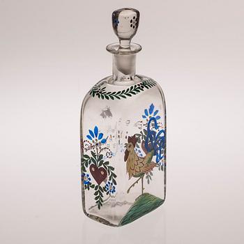 KARAFF, 1800-tal samt SNAPSGLAS, 3+1+1, 1800-talets slut och 1900-talets mitt.