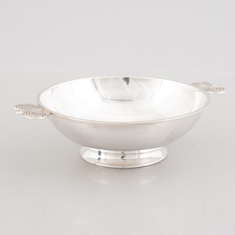 A Swedish Silver Bowl, mark of W.A. Bolin, Stockholm 1944.