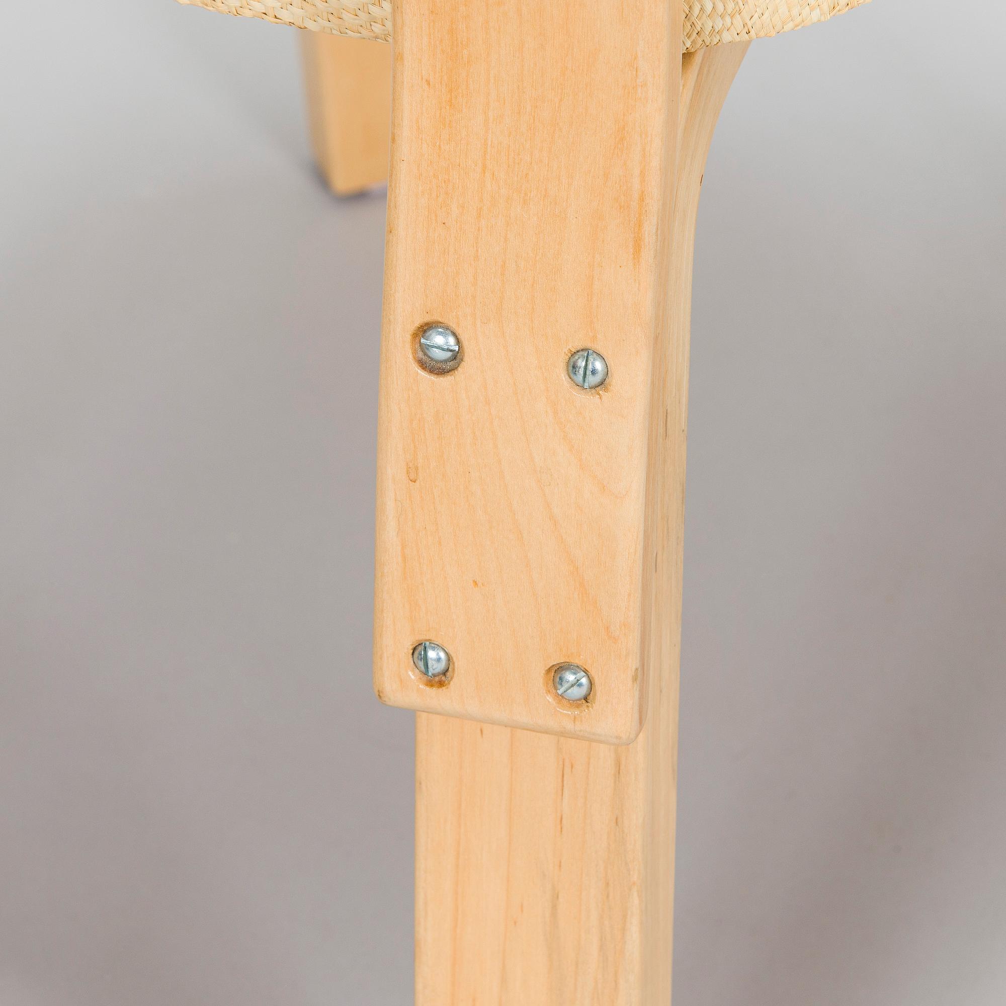 Alvar Aalto, stol, modell 62, O.Y. Huonekalu- ja Rakennustyötehdas A.B. 1900-talets mitt.