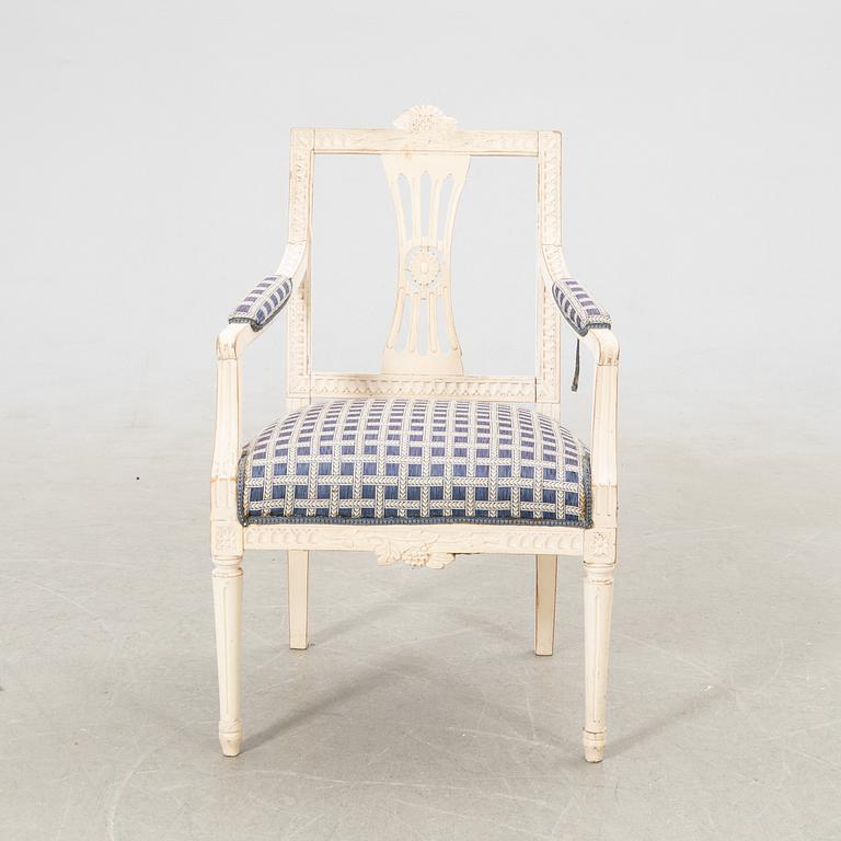 Karmstol Sengustaviansk stil 1900-talets första hälft.