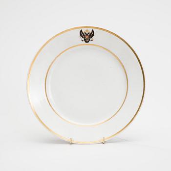 PLATE, porcelain, Russia, period of Nicholas I.