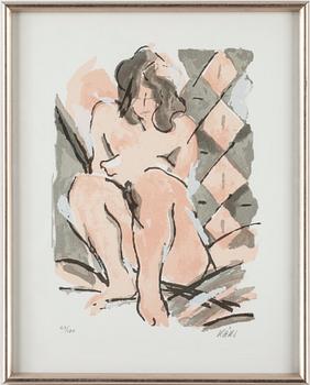 Olle Kåks · OLLE KÅKS, färglitografi, signerad och numrerad 47/100.