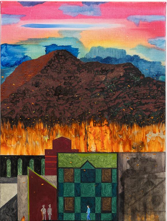 Roger Metto, "Cabstand".