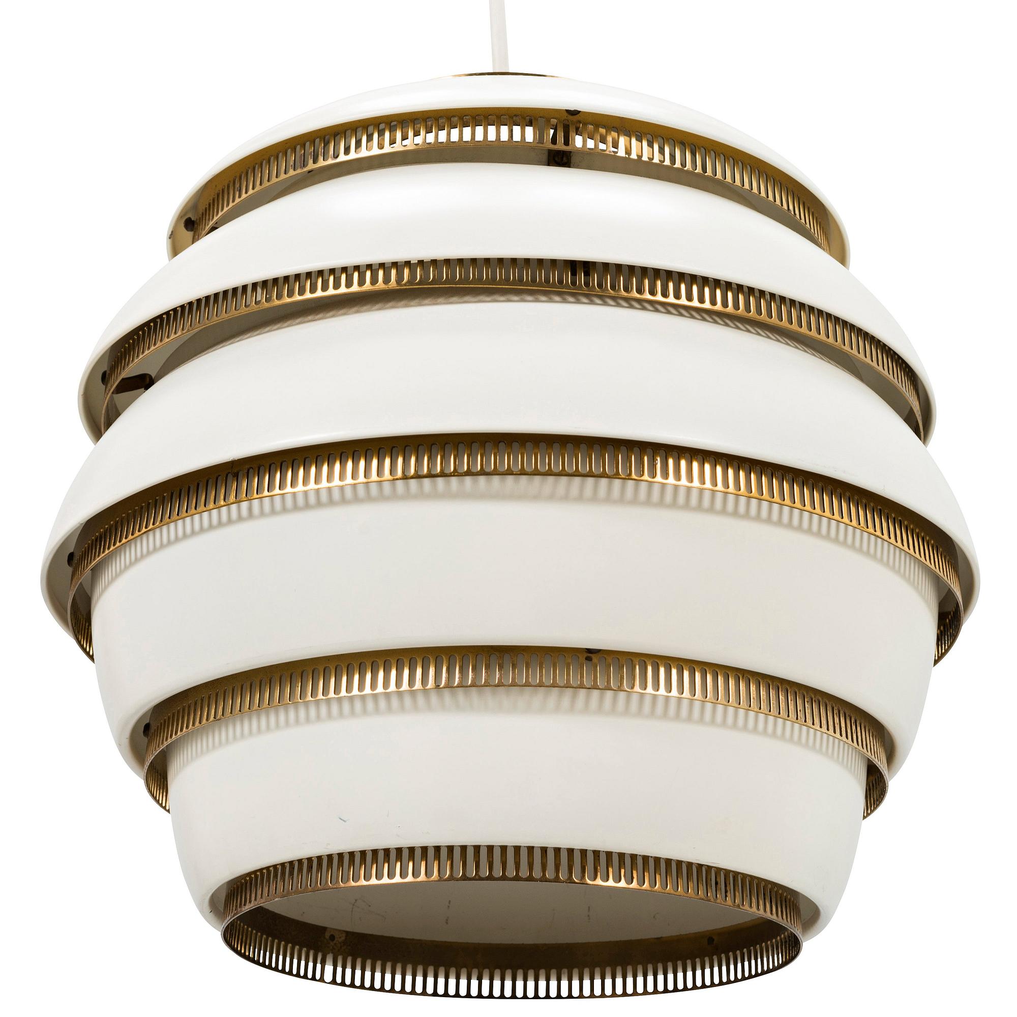 ALVAR AALTO, KATTOVALAISIN, malli A331, "Mehiläispesä", Valaistustyö.