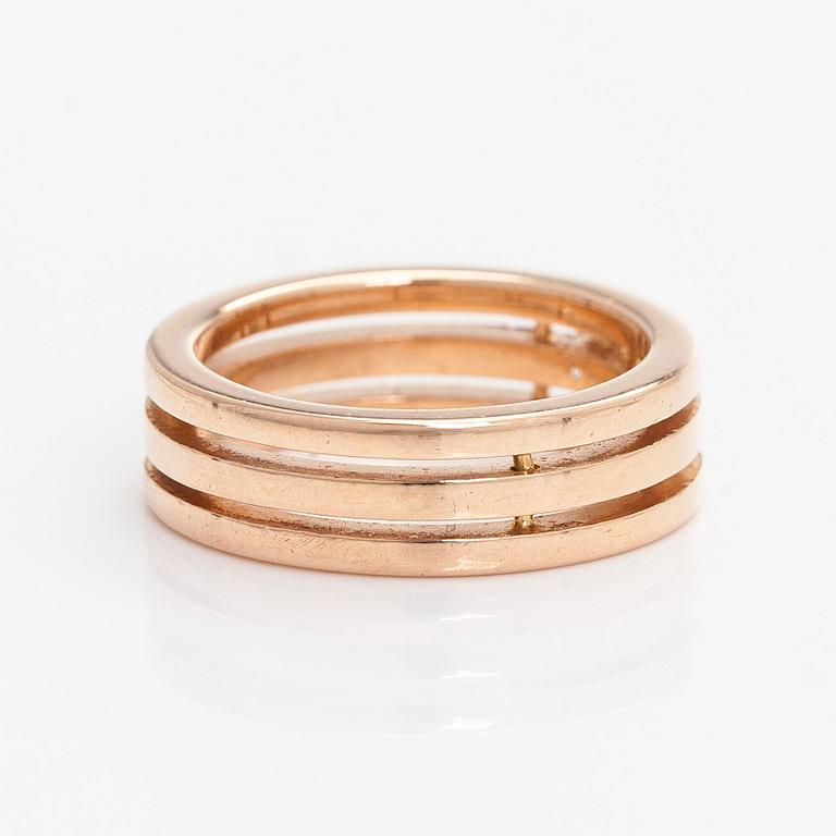 Ring, brilliant cut diamonds, 14K gold.