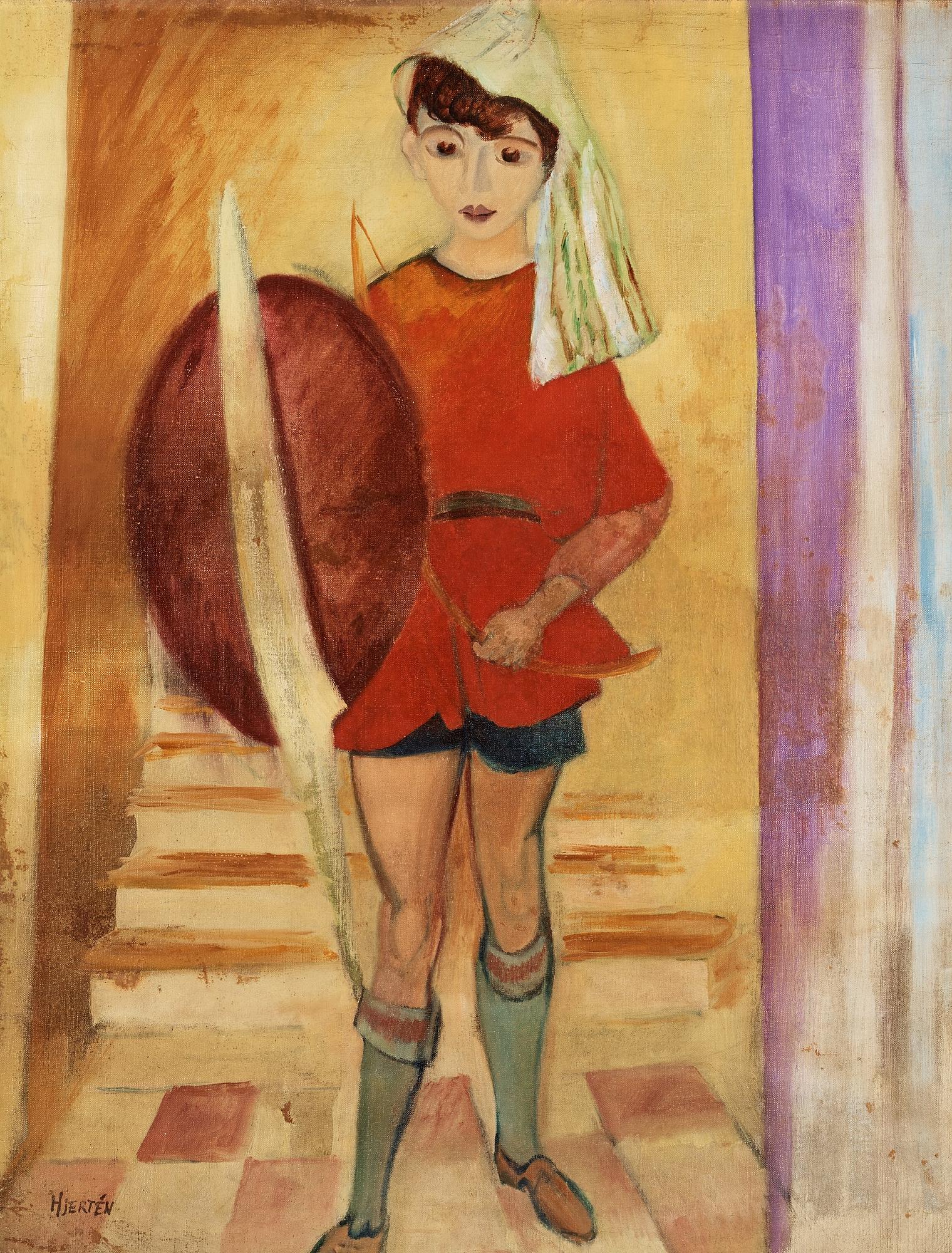 Sigrid Hjertén, Ivan in Paris (Notre-Dame des Champ).