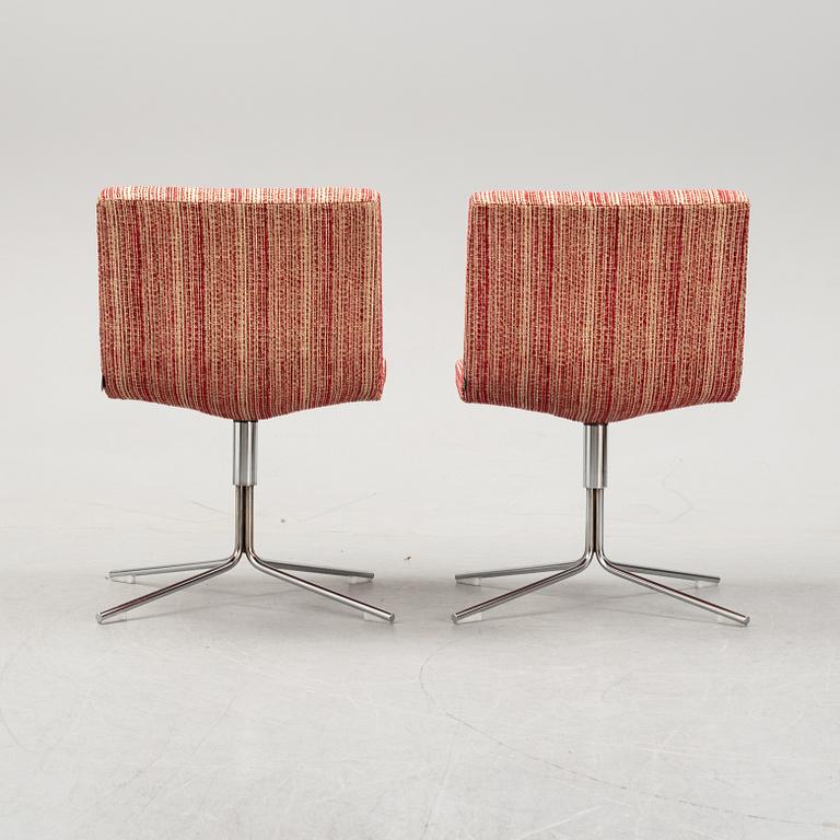 Jean-Marie Massaud, a pair of 'Bond' swivel chairs from Offecct.