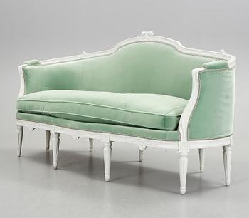 SOFFA, gustaviansk stil. 1900-tal.