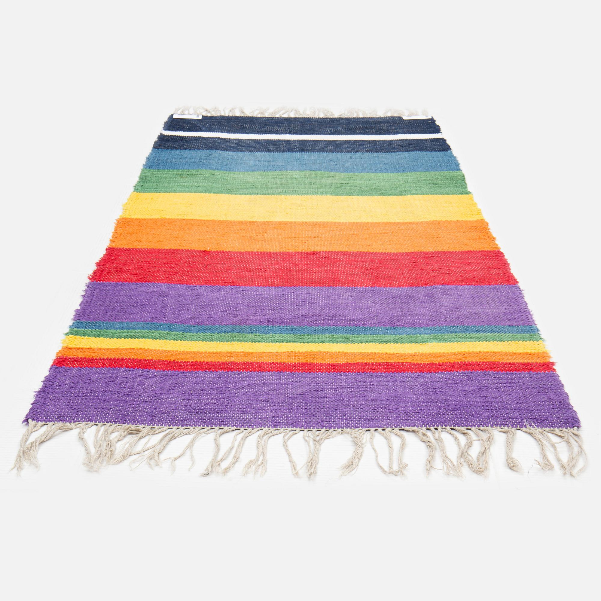 Josef Frank, a flat weave runner carpet, 'Regnbågsmatta', Firma Svenskt Tenn, ca 217 x 102 cm.