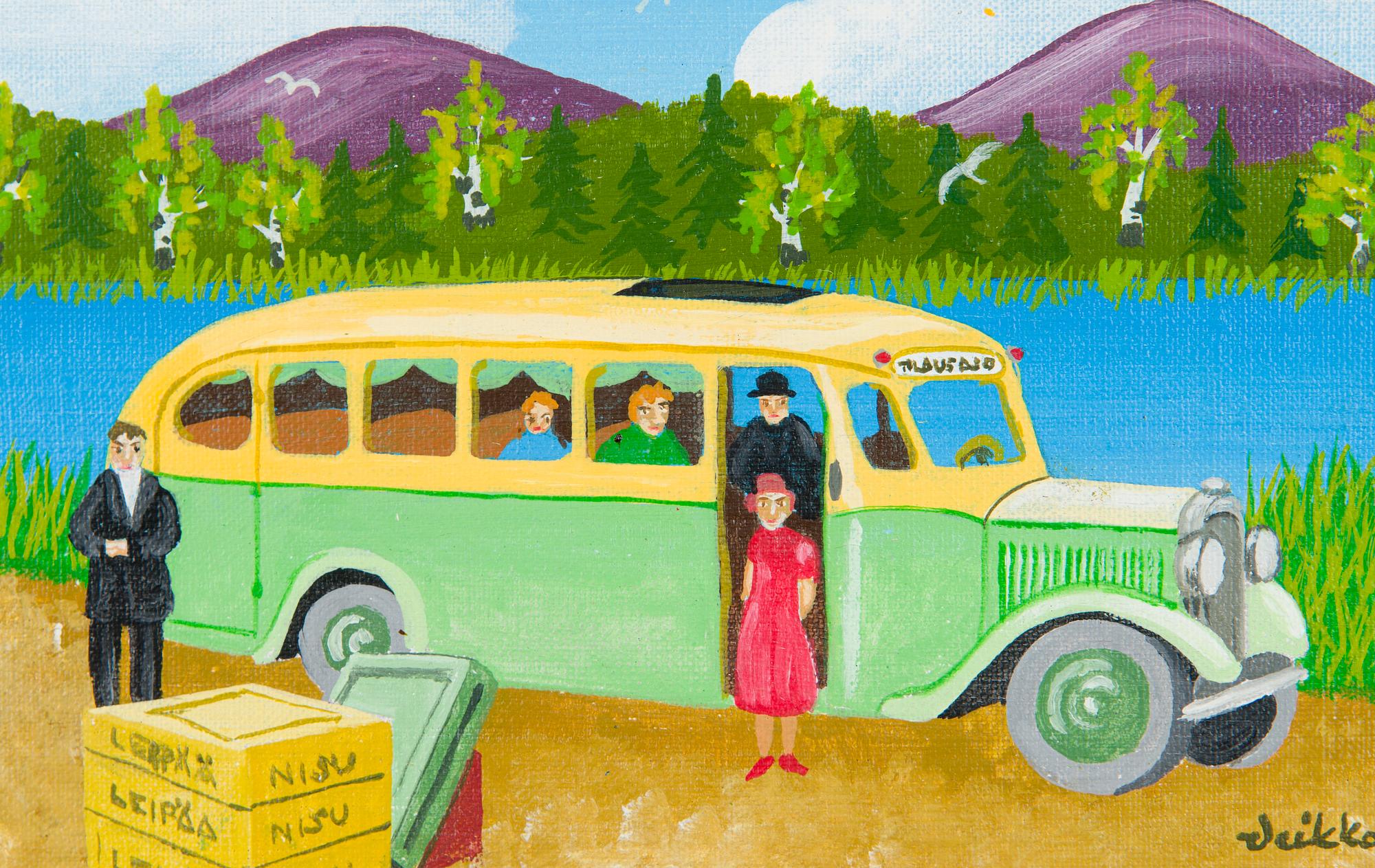 Veikko Sirén, "Matkatauolla" (På en resa-paus).