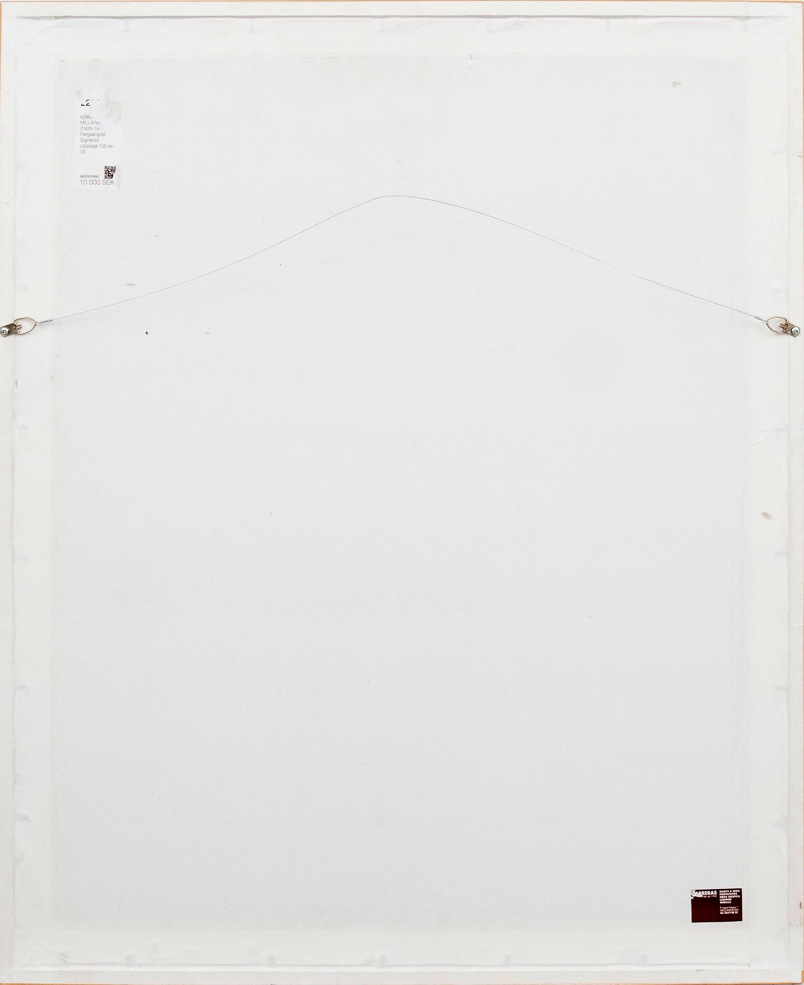 Manolo Millarés, serigraph signed 100 ex.