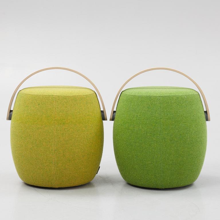 Mattias Stenberg, sittpuffar, ett par, "Carry on", Offecct.