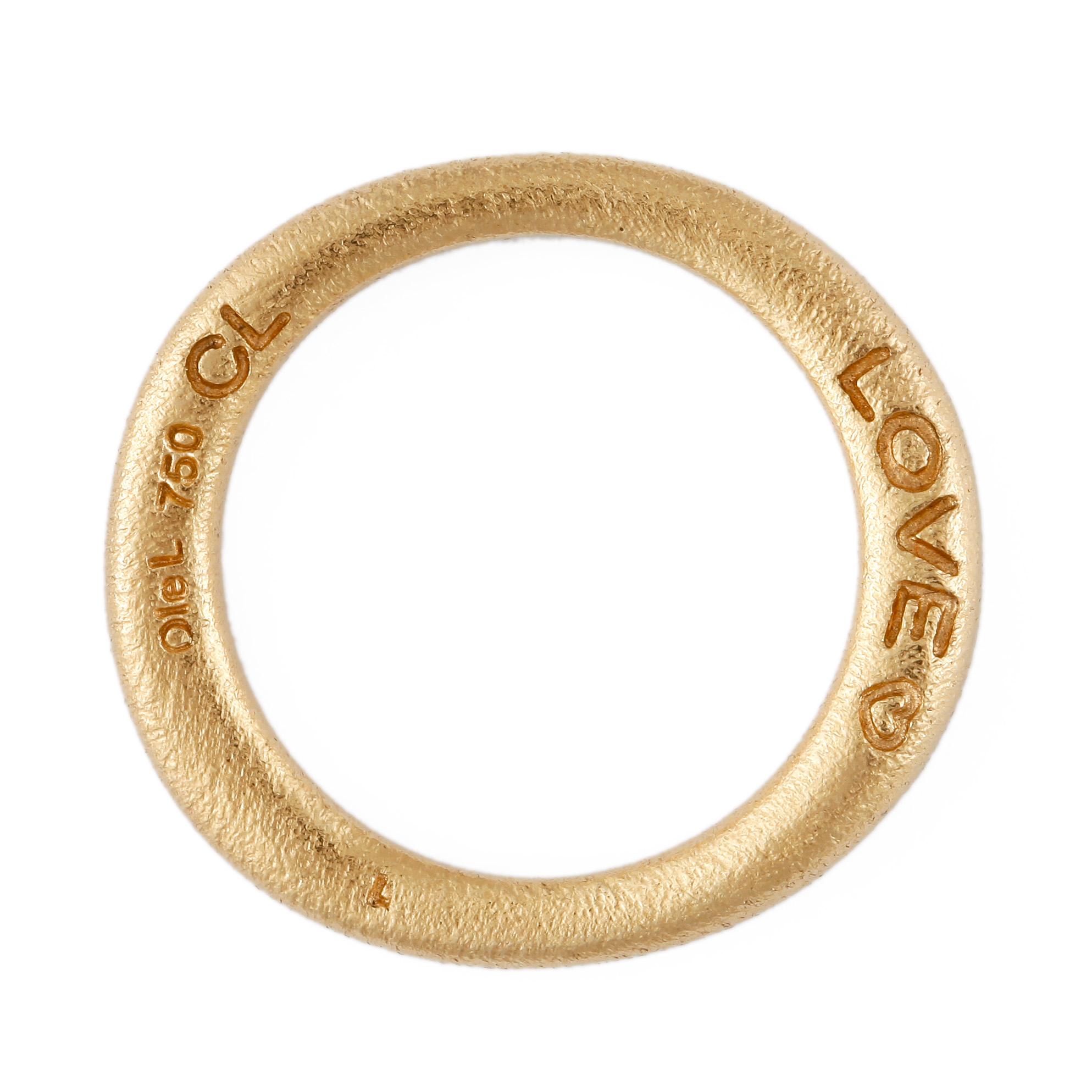 RING, Love, nr 1, Ole Lynggaard, 18k guld, vikt 4,9g.