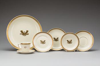 SERVISDELAR, 26 delar, porslin, Golden Horn, Royal Copenhagen.