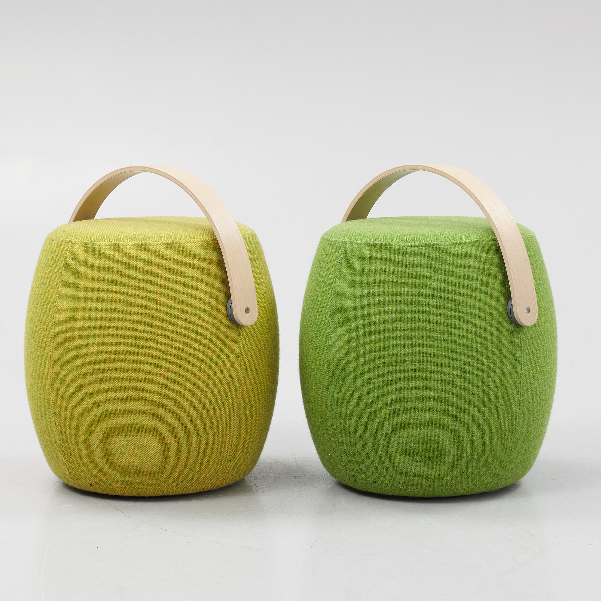 Mattias Stenberg, sittpuffar, ett par, "Carry on", Offecct.