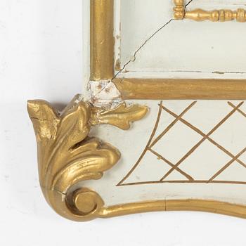 A neo rococo mirror, second half of the 19th century.