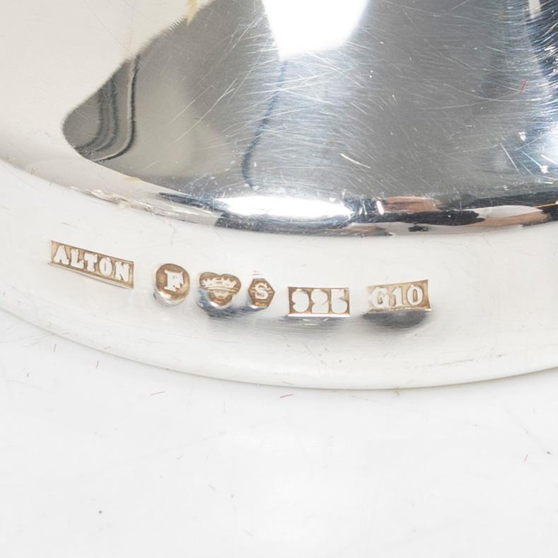 A set of twelve Swedish sterling silver cups, mark of Alton Guldvaru Ab, Falköping 1981.