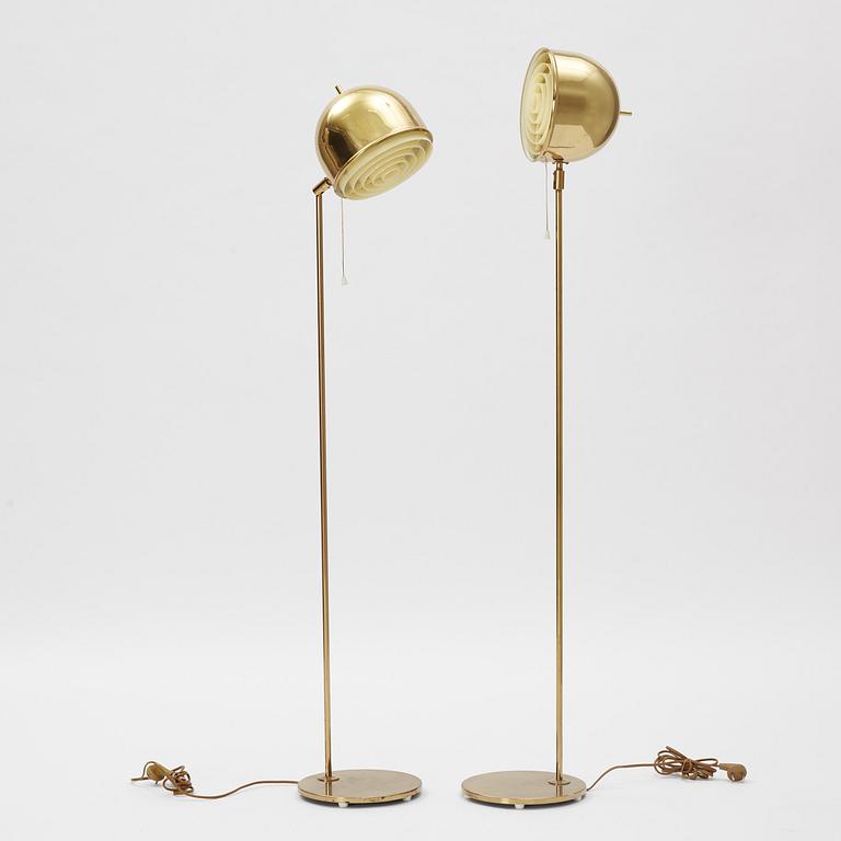 Eje Ahlgren, a pair of model G-075 floor lamps, Bergboms, 1960's.