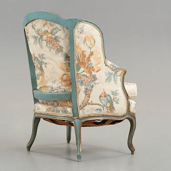 A Rococo 18th century bergere.