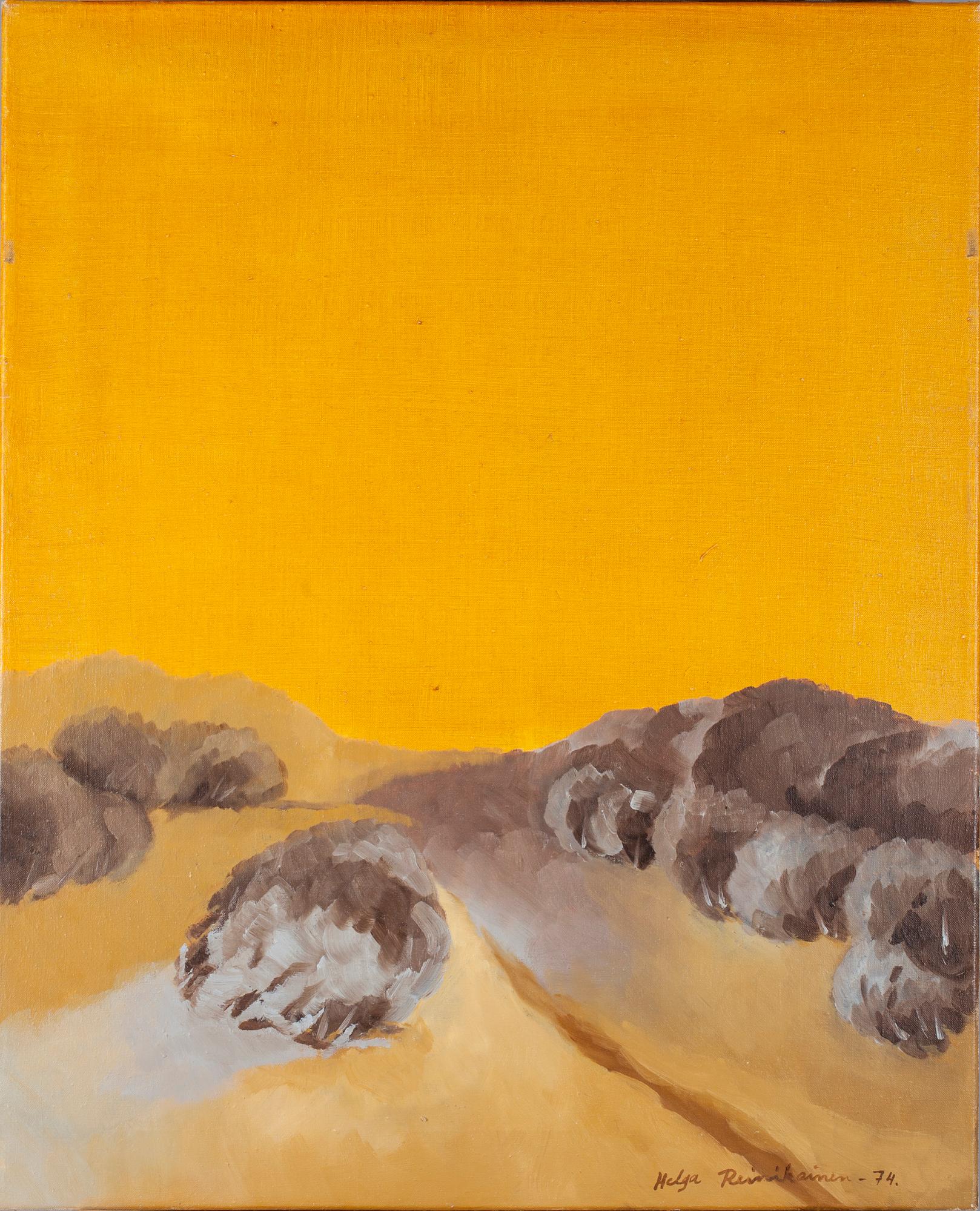 HELGA REINIKAINEN, olja på duk, signerad och daterad -74.