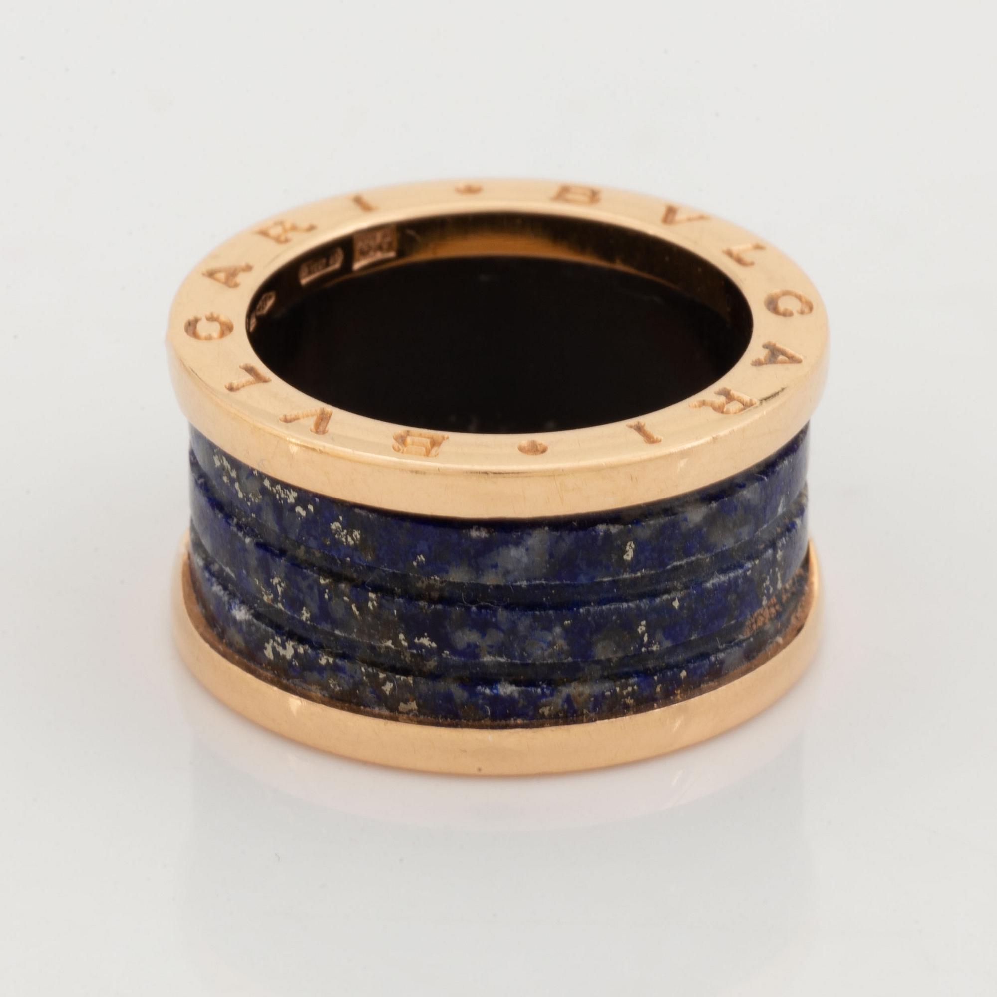 Bulgari, B.Zero1 ring. 18K guld och lapis lazuli.