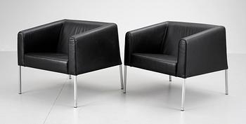 FÅTÖLJER, ett par, design: "Claesson Koivisto Rune" för Skandiform. Modell: "Boxer".