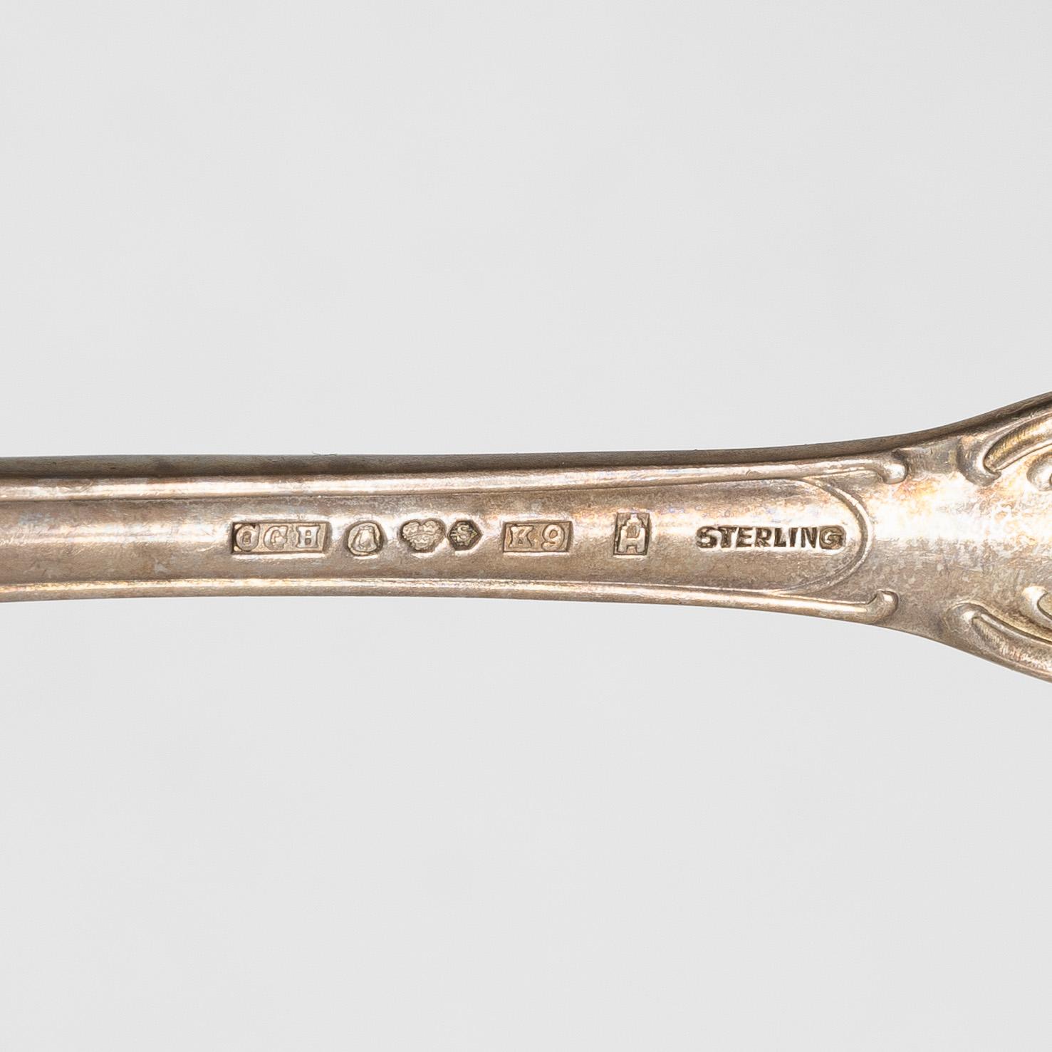 A Swedish silver cutlery set, "Prince Albert", GAB and CG Hallberg, Stockholm and Eskilstuna, 1950s-70s (66 pieces).