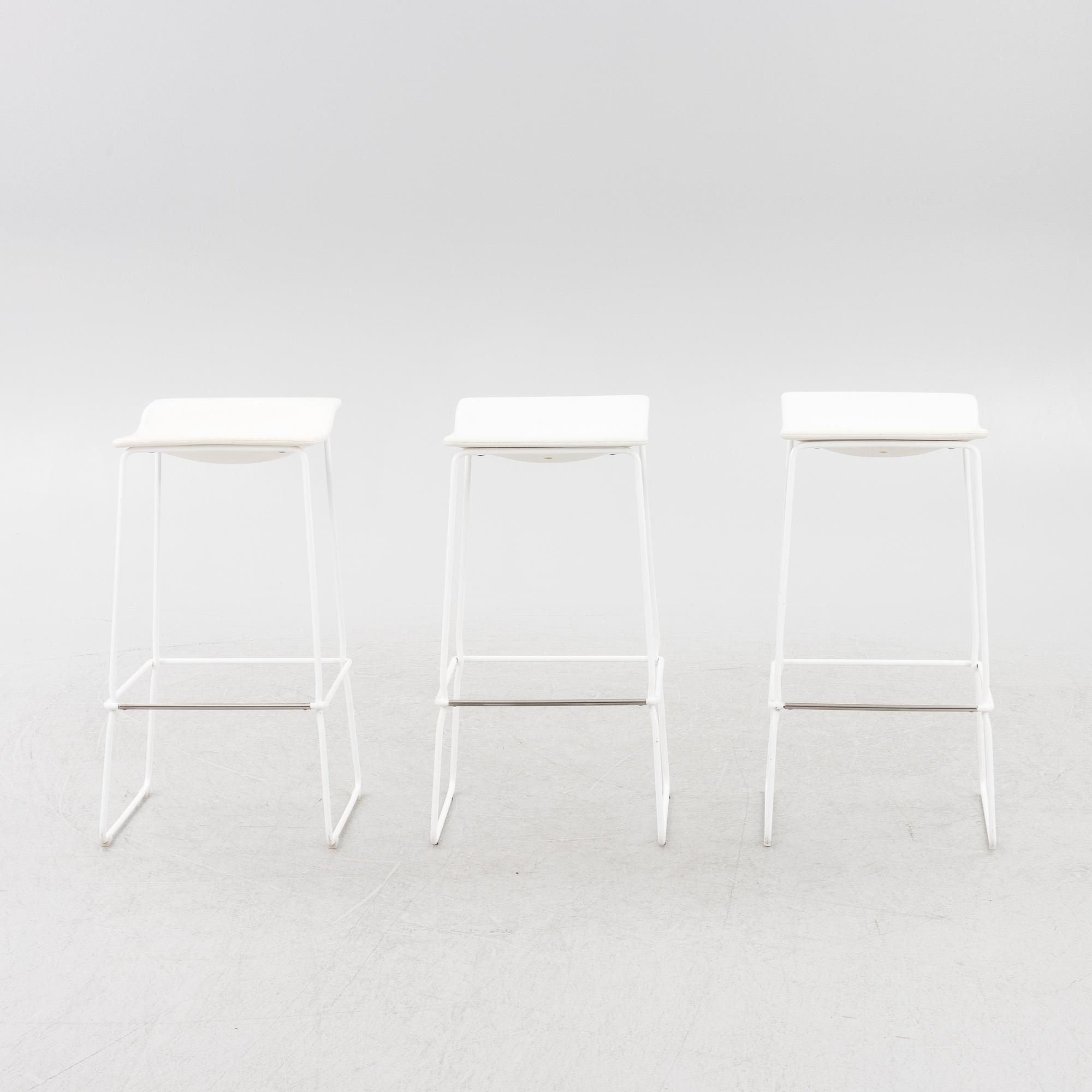 Patricia Urquiola, barstolar, 3 st, "Last Minute", Viccarbe, 2000-tal.