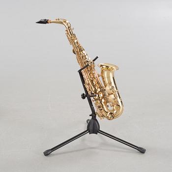 A late 20th century saxophone by Thomson.