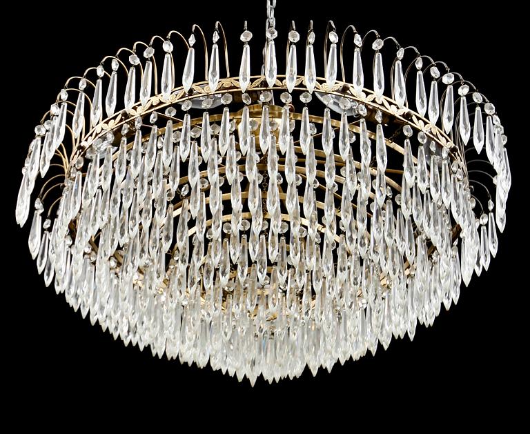 LJUSKRONA, 1900-talets första hälft. Höjd ca 30 cm.