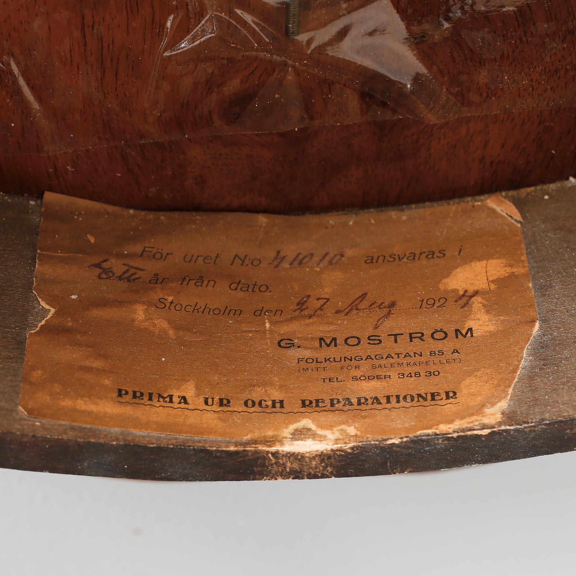 VÄGGPENDYL, med pendel nyrenässans, 1800-talets slut.