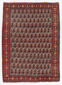 An antique Senneh rug, c 192 x 140 cm.