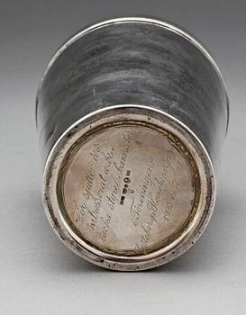 SHAKER, silver, CG Hallberg, Stockholm, 1931. Tot ca 365 gr.