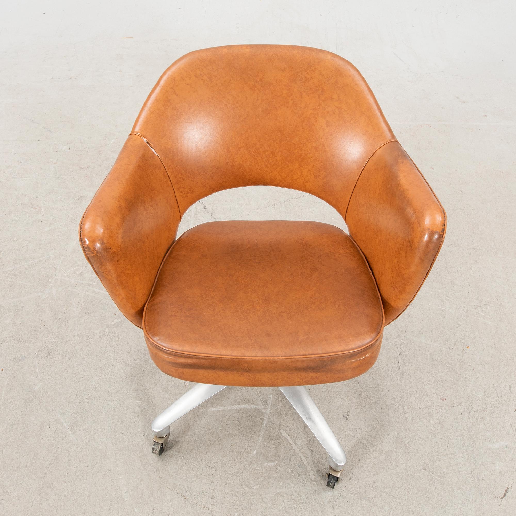 Eero Saarinen, skrivbordsstol NK (Nordiska Kompaniet) för Knoll international 1960-tal.