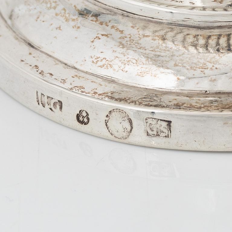 Johannes Lindegren, gräddkanna, silver, empire, Falkenberg 1813.
